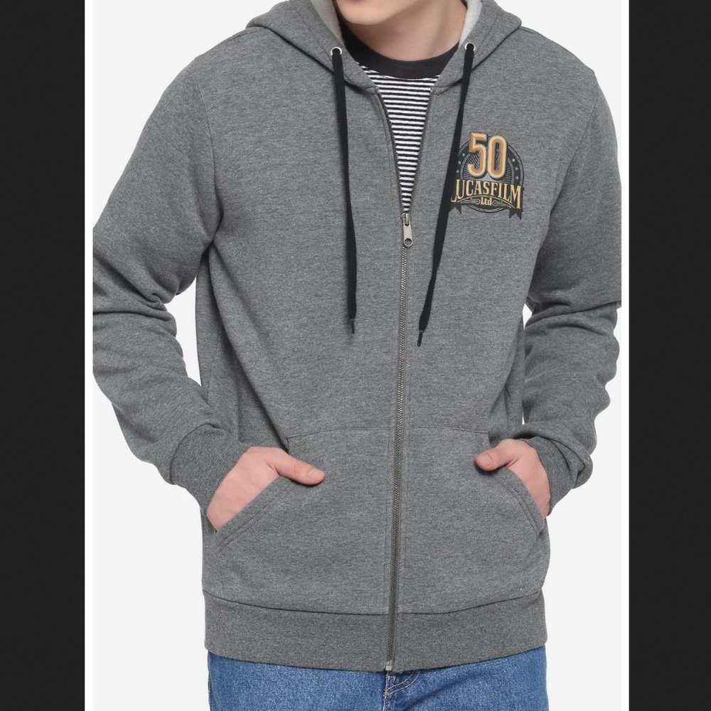 NWT Lucasfilm 50th Anniversary Star Wars Yoda Hoodie